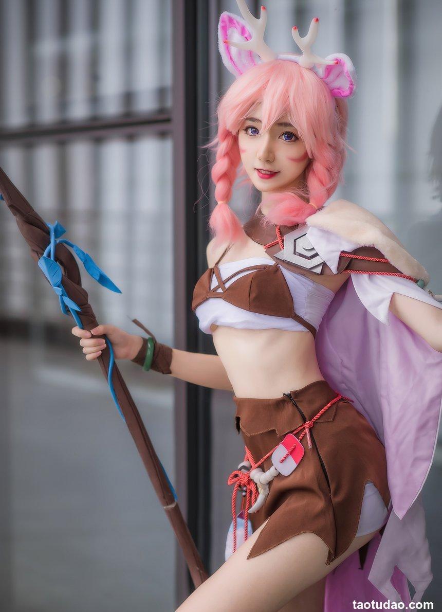 南桃Momoko NO.76 王者荣耀瑶第二部 [9P-9MB]