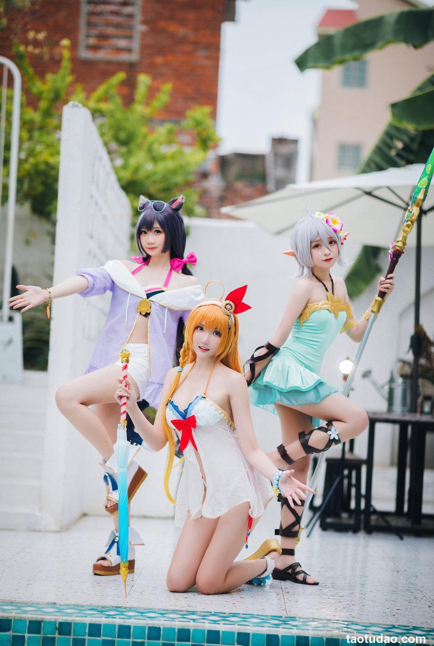 瓜希酱 - NO.33 公主连结 夏日御三家 [20P-113MB]