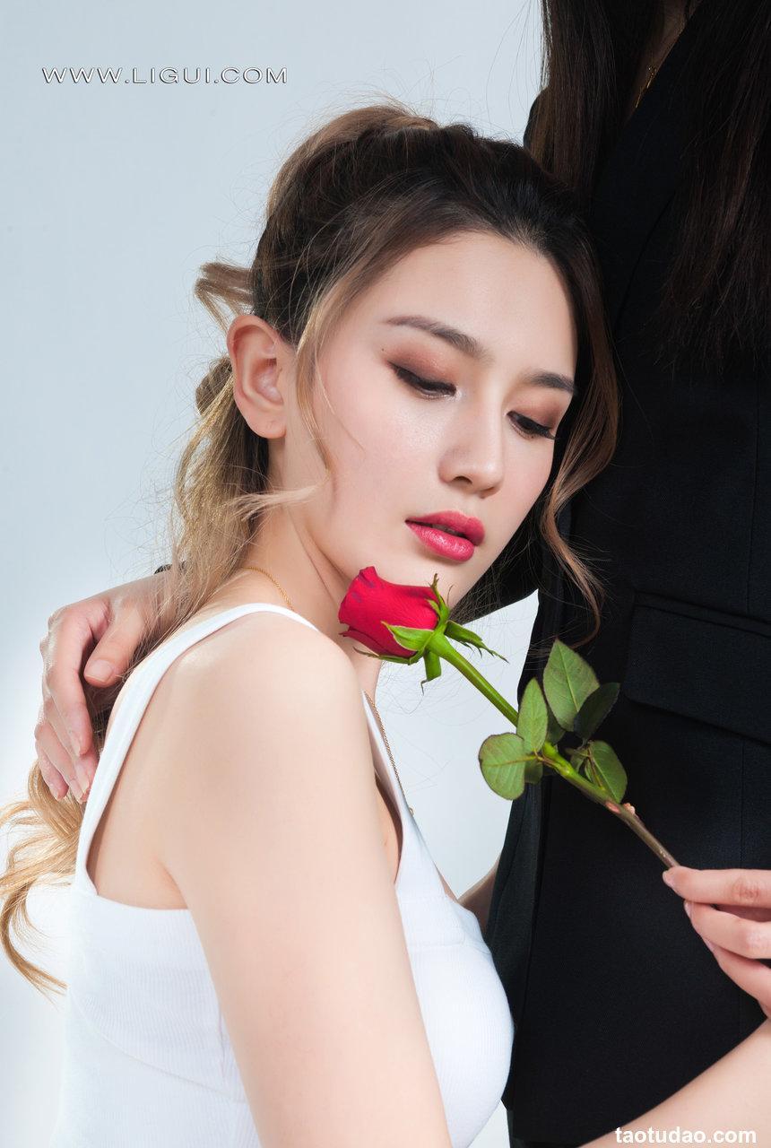 [Ligui丽柜] 2022.02.11 《双生花-情人之吻》甜甜&钟情 [81+1P-77M]