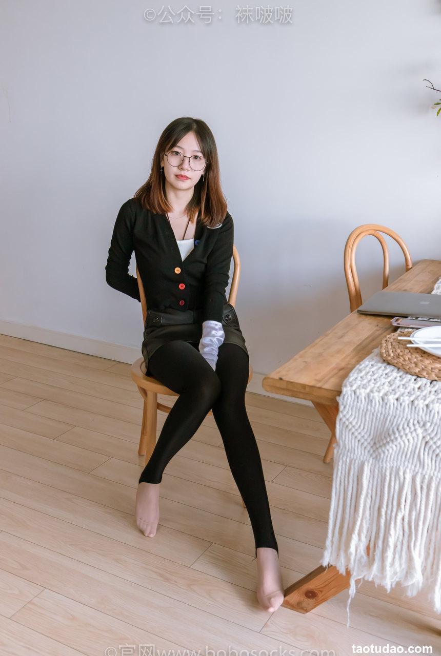 [BoBoSocks袜啵啵]NO.041 小甜豆-高跟长靴、黑色踩脚裤、肉丝[140P+1V／6.16GB]