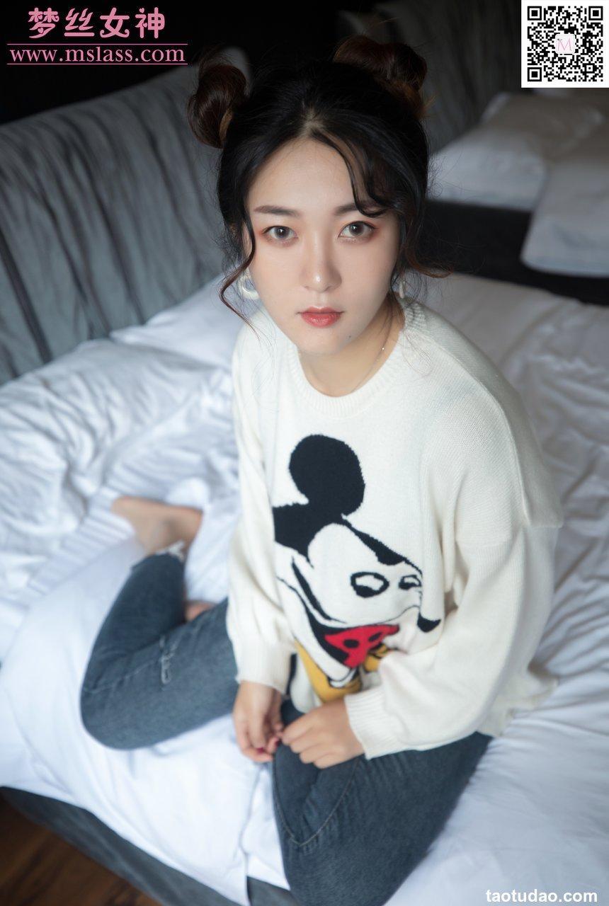 [MSLASS梦丝女神] 2019.11.11 NO.063 《雨晨 牛仔裤的裤里丝》[55+1P377M]