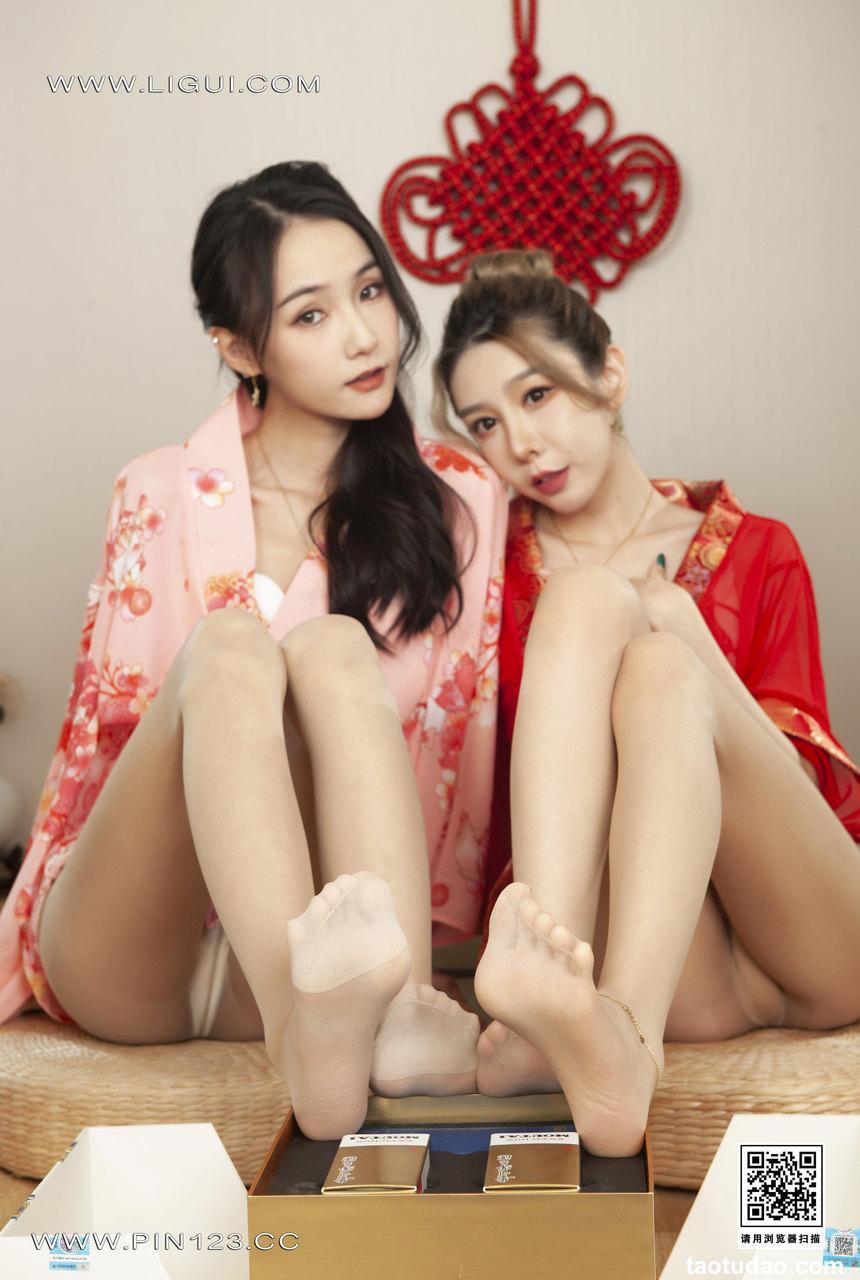 [Ligui丽柜] 2023.01.21 《花足迎春-下》兔子&心心 [73+1P-90M]
