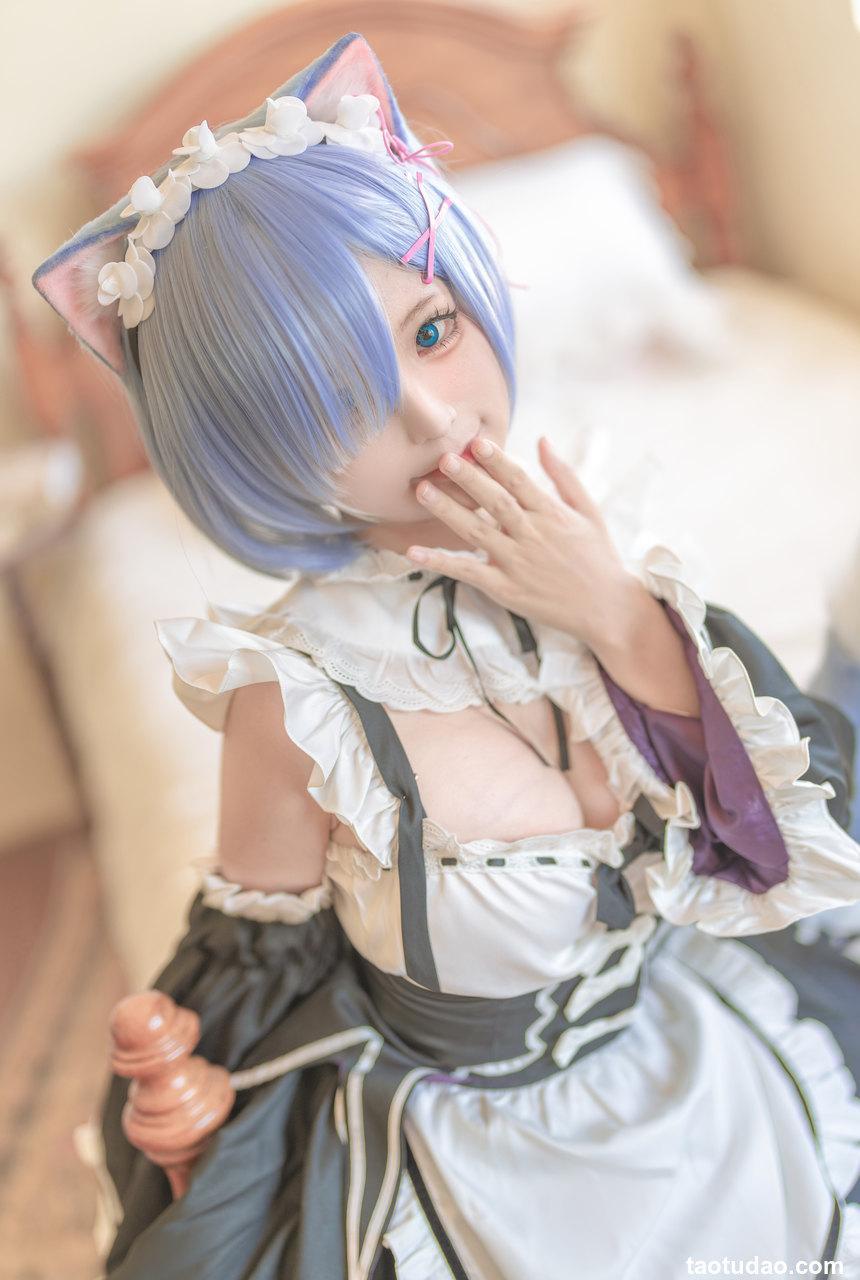 蠢沫沫 - NO.183 猫耳雷姆 [33P-318MB]