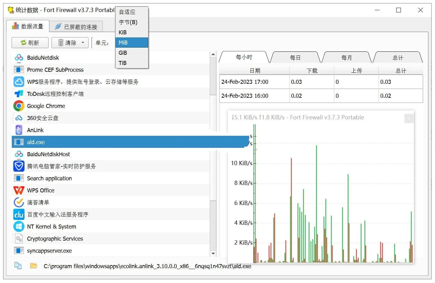 Fort Firewall防火墙工具v3.15.50免费防火墙
