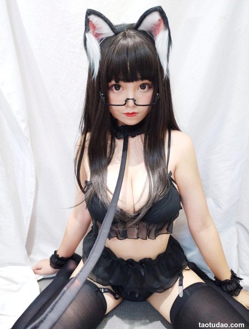 蜜汁猫裘 NO.039 眼镜猫娘 [25P-50.4MB]