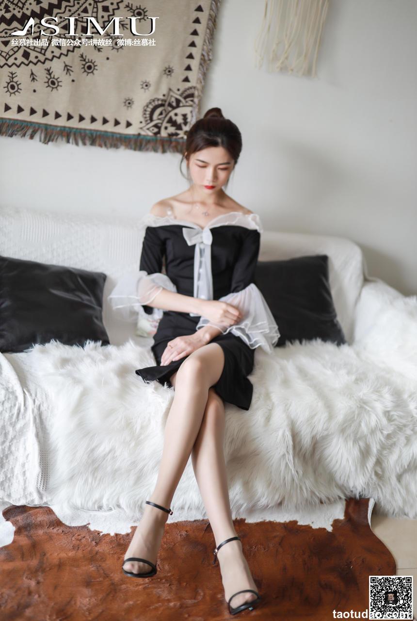 丝慕写真 特写集 TX023《新模的灰丝特写》