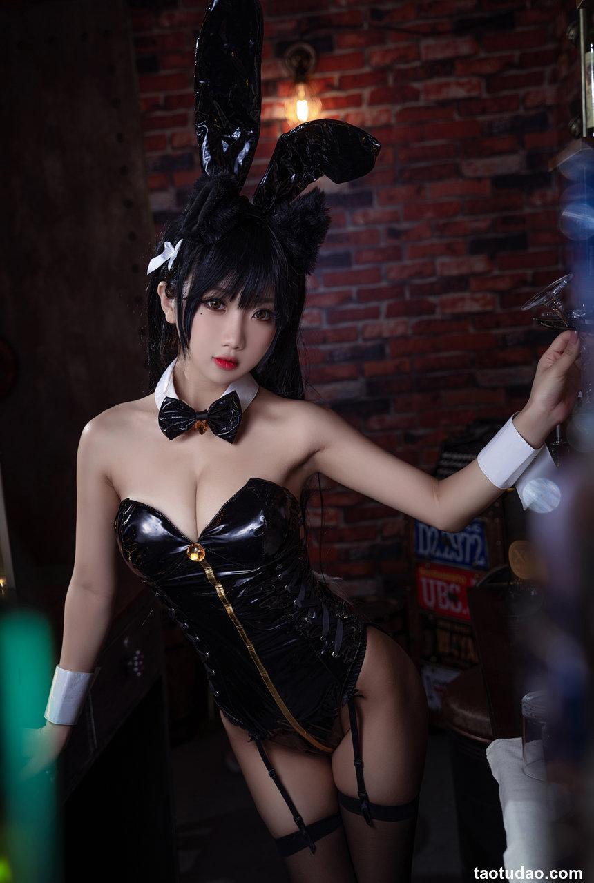 鬼畜瑶 NO.007 大狗黑色同人兔女郎 [22P-417MB]