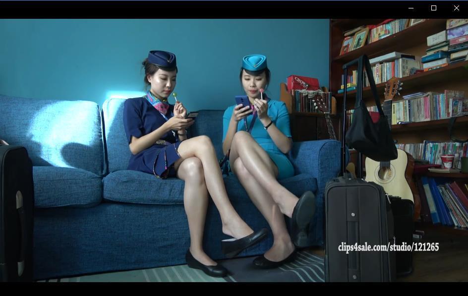 K&M NO.061 王雪梅和王灏双人展示美足 [1V-168M]