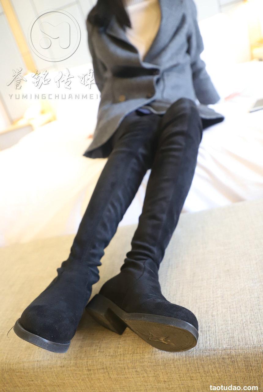 [誉铭传媒]袜足摄影 2019年 NO.015 黄棉袜裸足[150P／967MB]