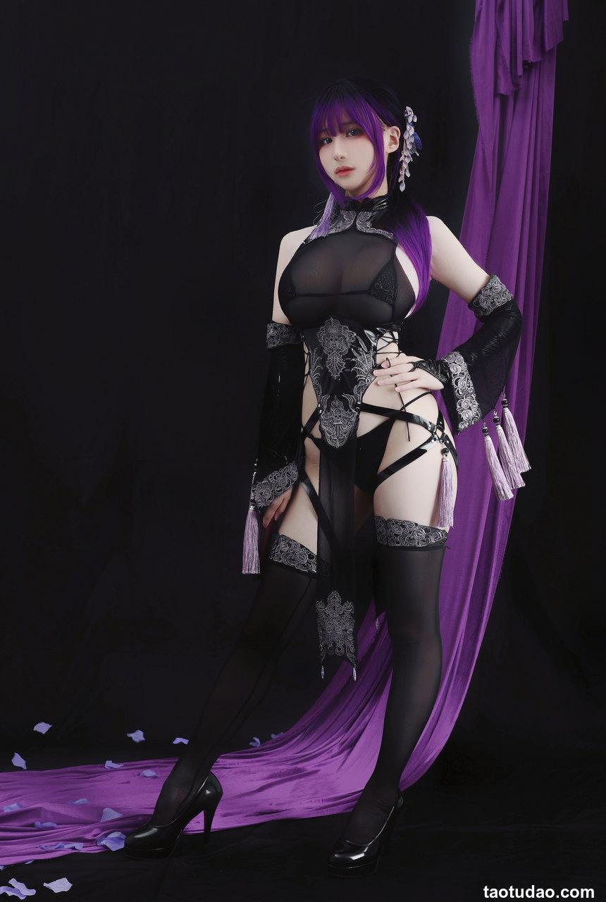 幼愛youmeko - NO.05 紫流苏旗袍 [35P-367MB]