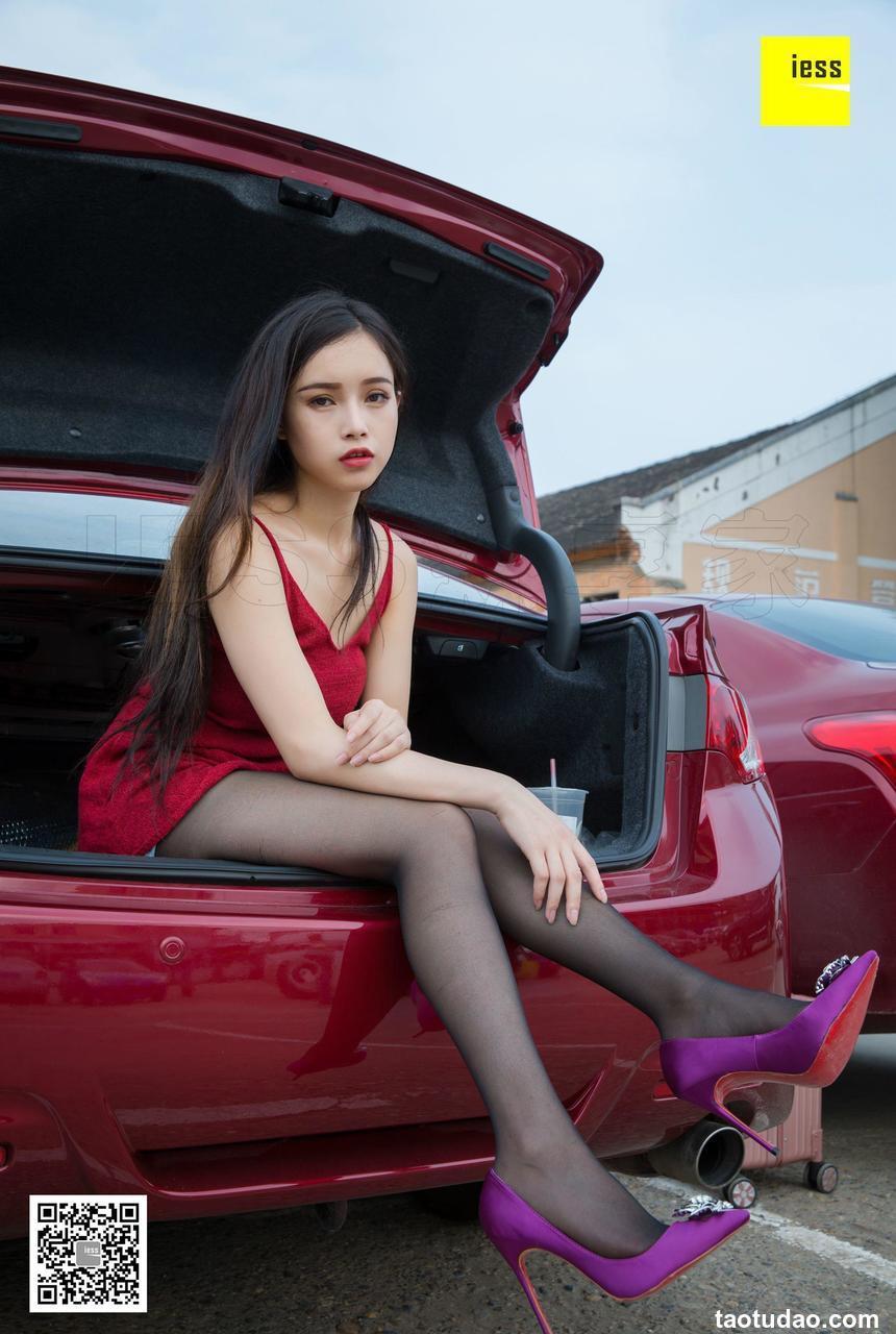 [IESS异思趣向] 2018.07.13 丝享家273：小羽《网红车内玩黑丝》[92+1P/39.5M]