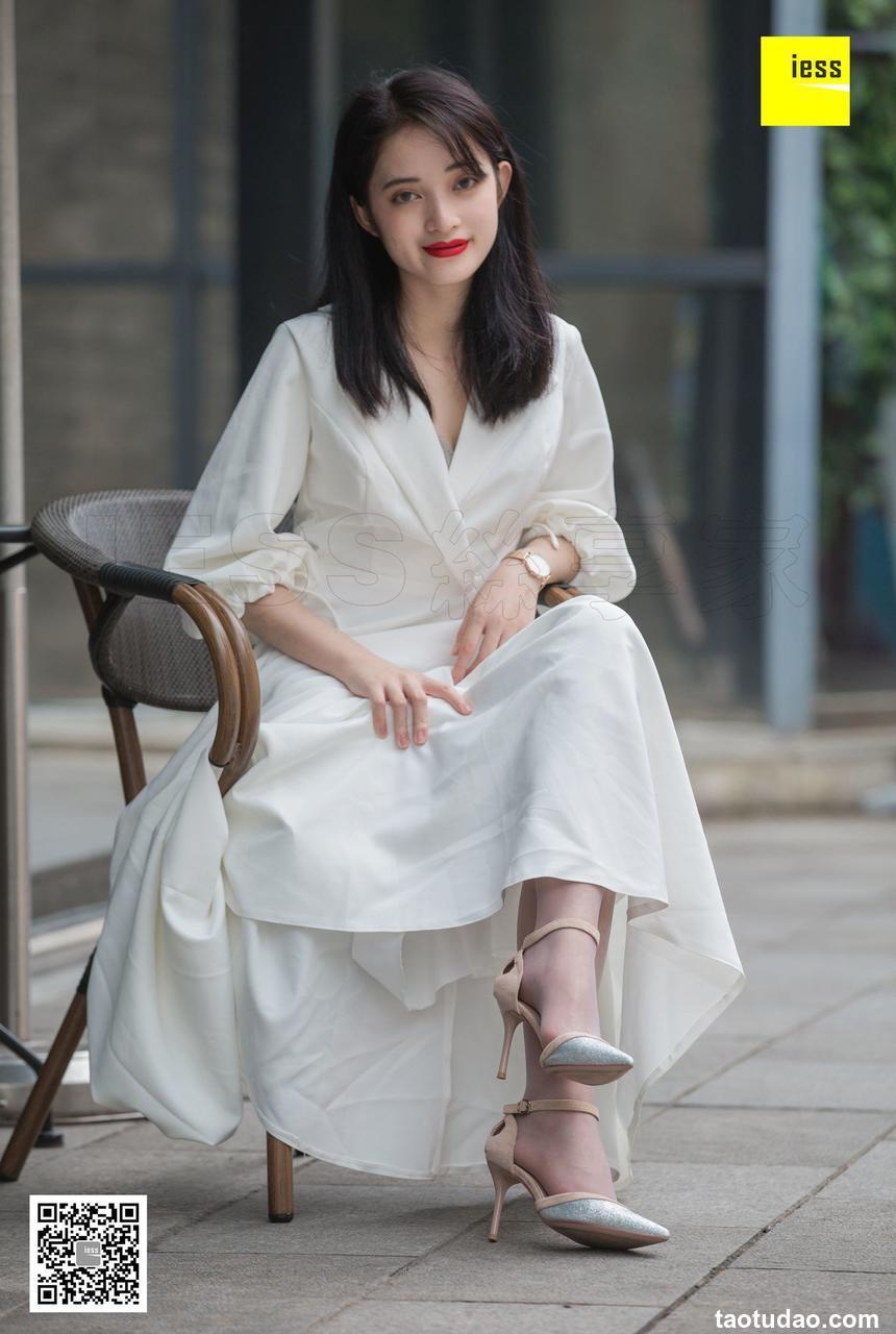 [IESS异思趣向] 2019.01.03 丝享家395：姗姗 - 烈焰红唇白长裙 [84P]