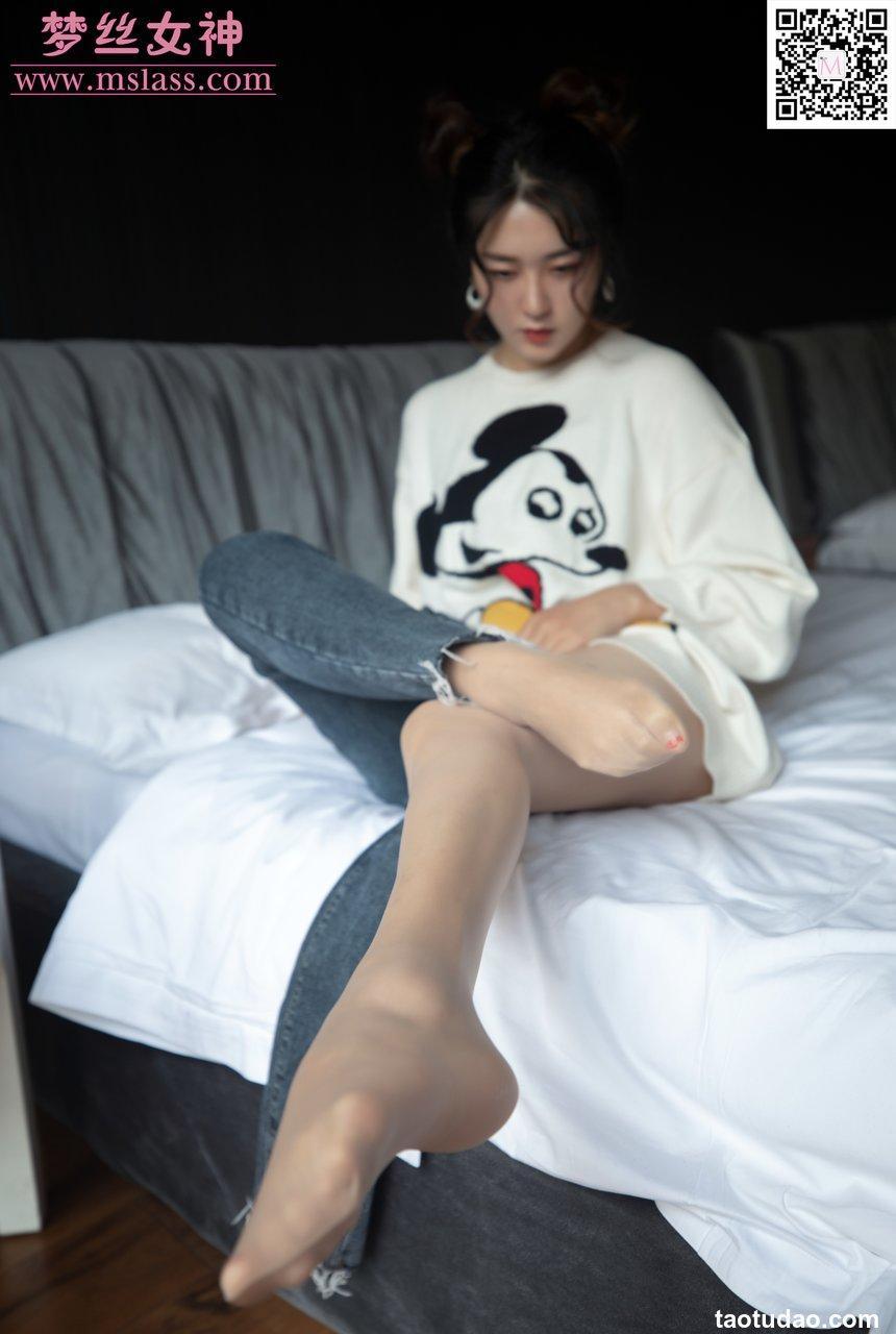 [MSLASS梦丝女神] 2019.11.11 NO.063 《雨晨 牛仔裤的裤里丝》[55+1P377M]