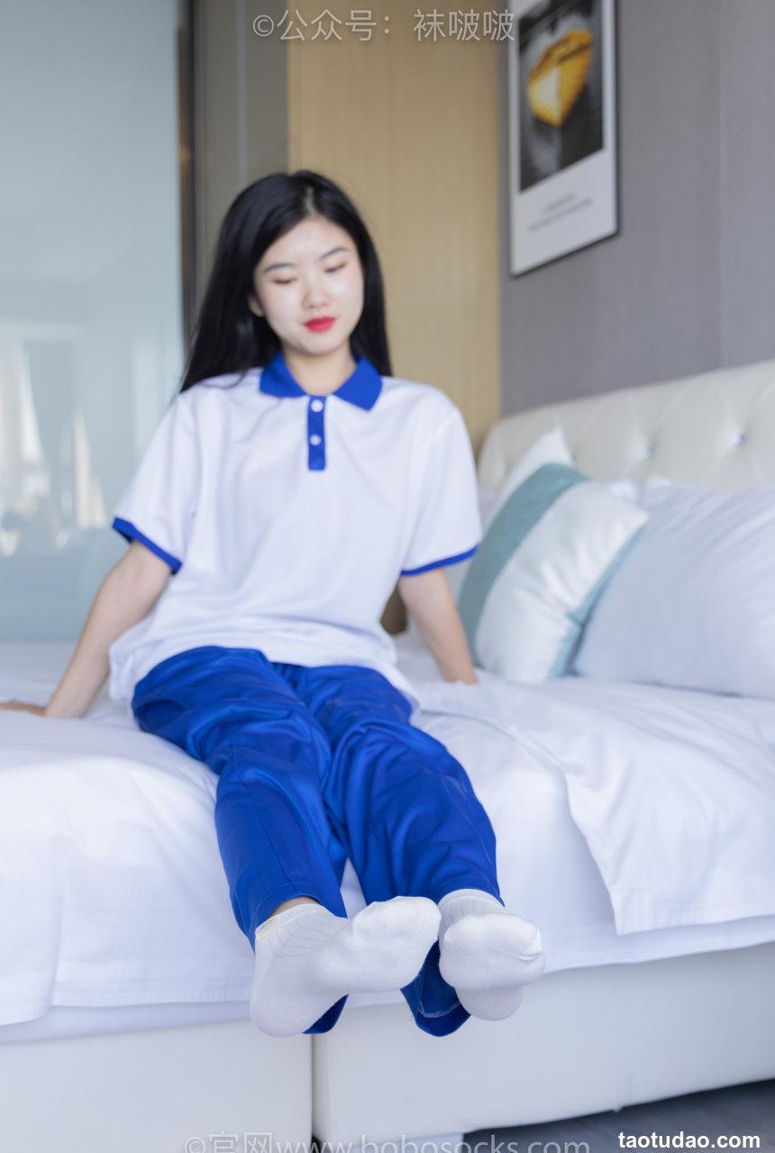 [BoBoSocks袜啵啵]NO.039 小奶熊-校服、vans帆布鞋、短白棉袜、裸足[154P+1V／7.00GB]