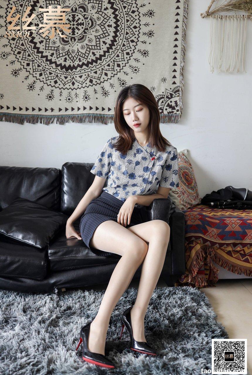 丝慕写真 SM415 米朵《空姐的超薄款制服袜》