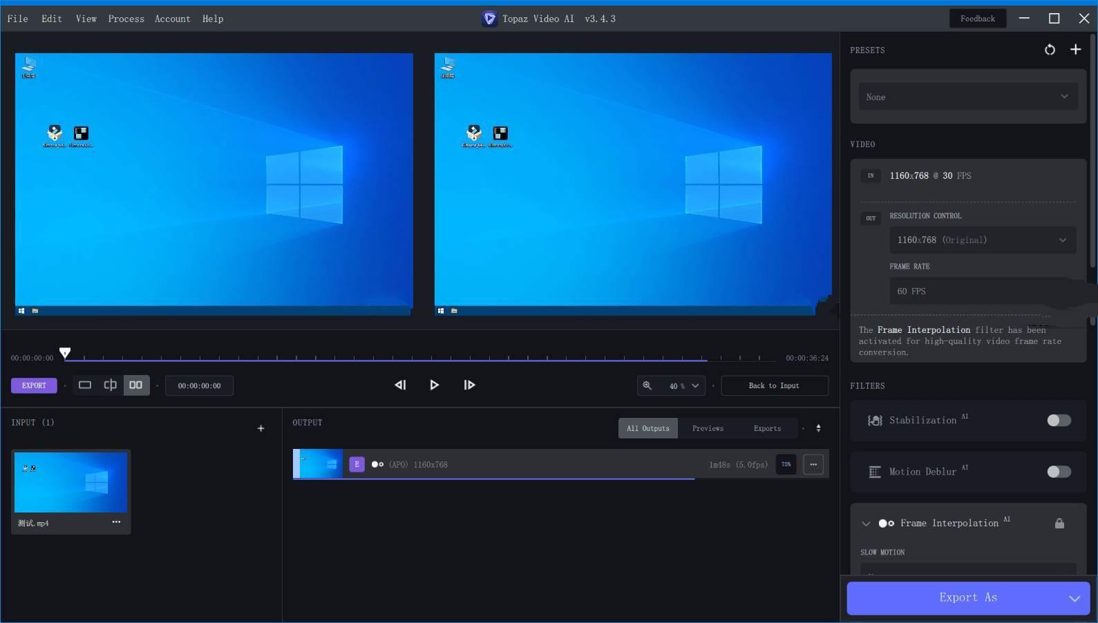 Topaz Video AI破解版(视频修复软件) v7.1.4