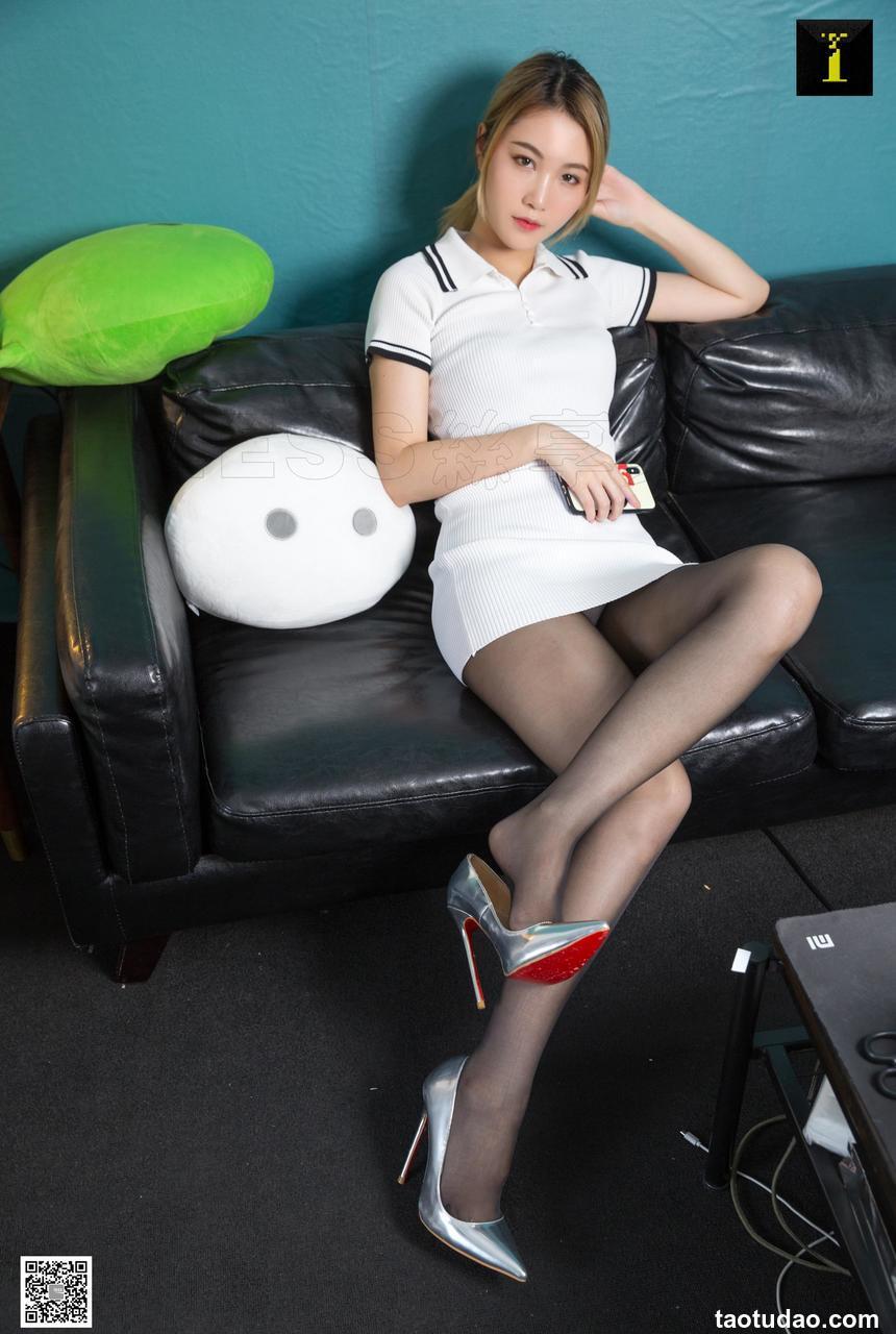 [IESS异思趣向]2019.10.24 丝享家599：梓琪的银色高跟鞋 [63P]