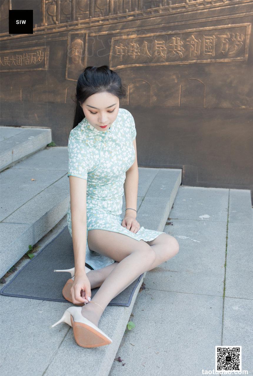 SIW斯文传媒 034 复古小香风改良中国风旗袍 - 乐饮 [74P-243M]