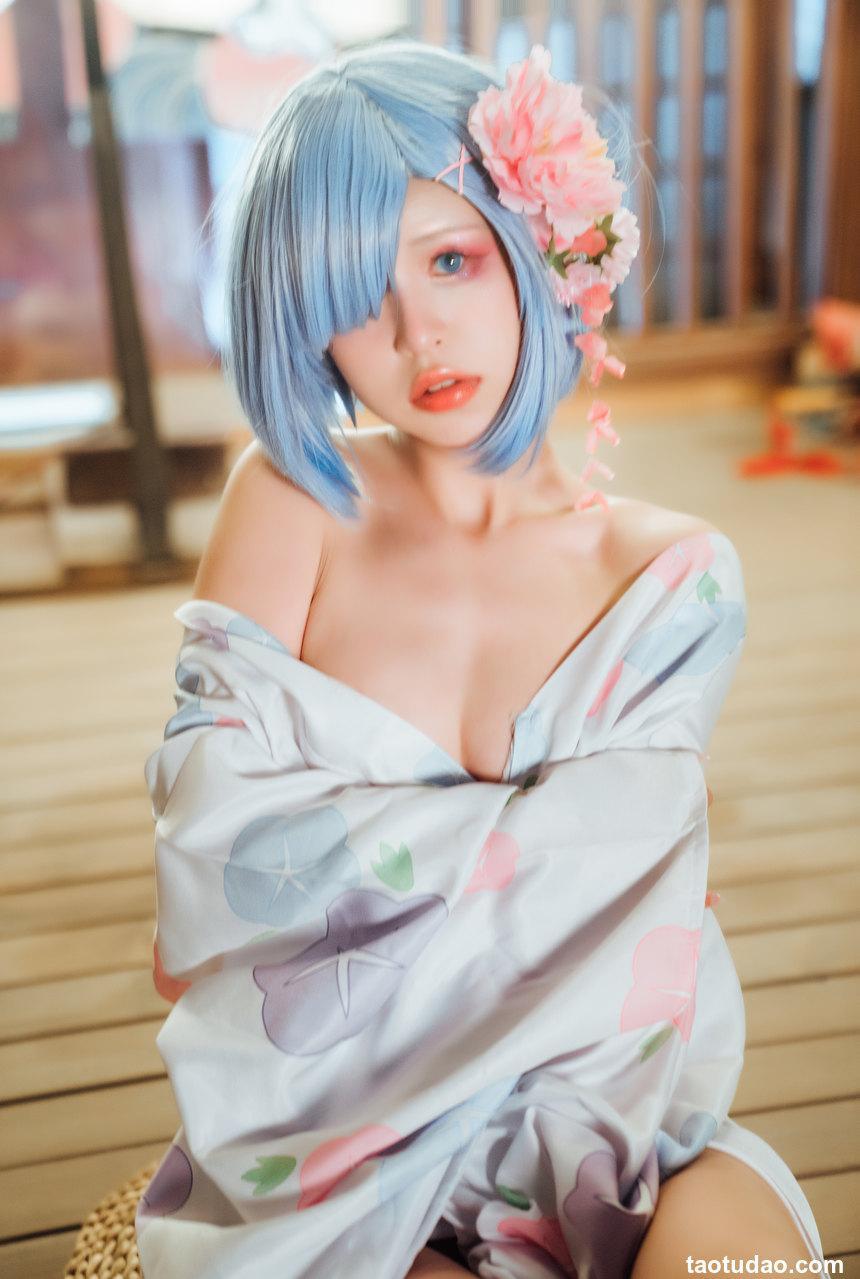 晕崽 - NO.11 和服蕾姆 [46P-629MB]