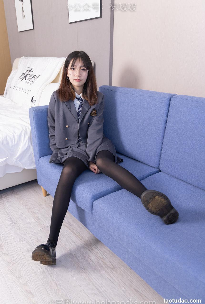 [BoBoSocks袜啵啵]NO.060 小甜豆-JK制服、皮鞋、厚黑丝[131P+1V／6.66GB]