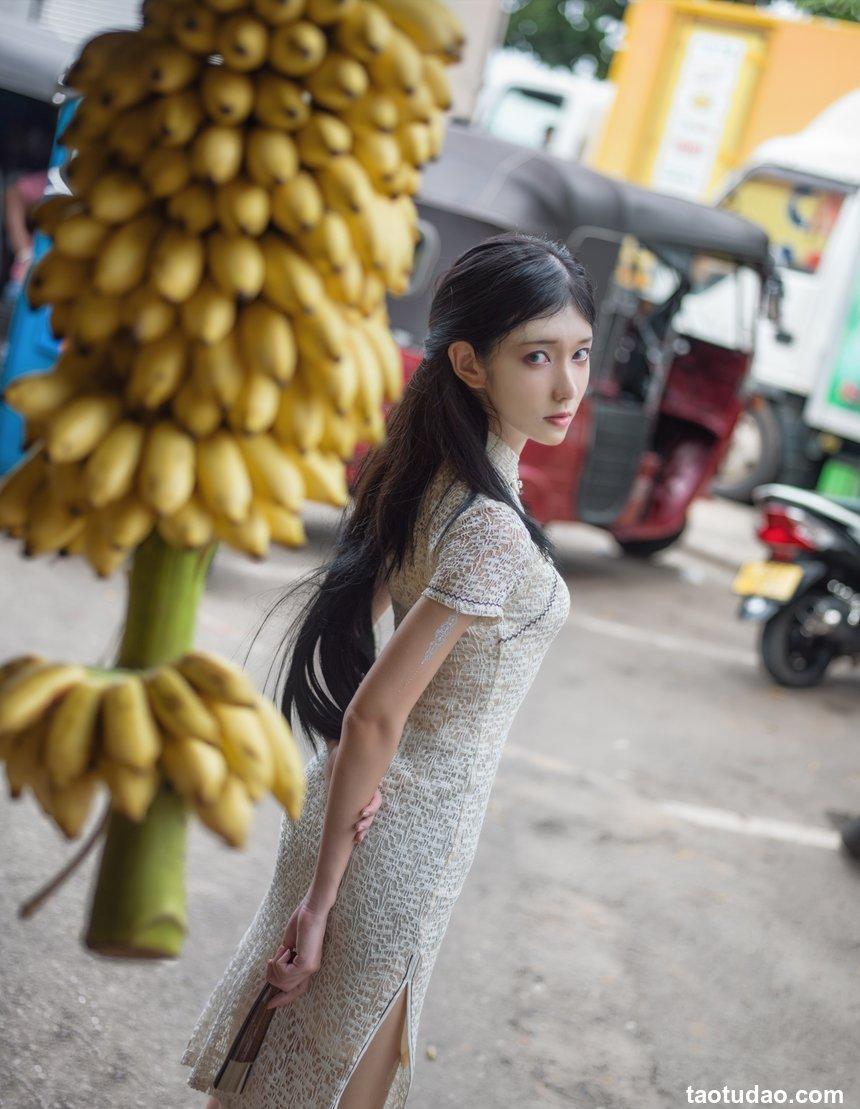 南桃Momoko NO.30 白旗袍 [11P-26MB]