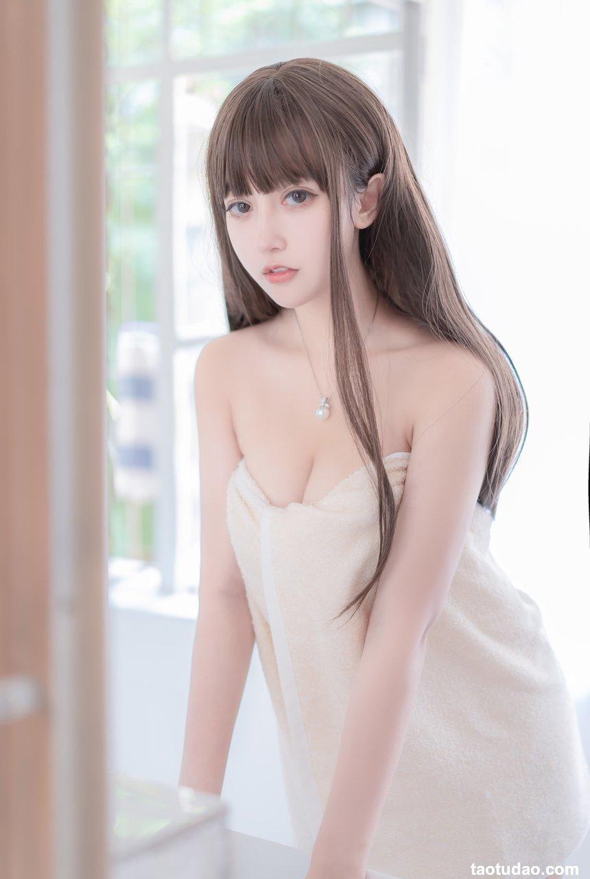 过期米线线喵 – 浴巾