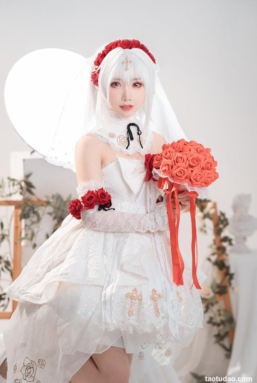 Coser面饼仙儿 – 德丽莎婚纱 [13P-90P]