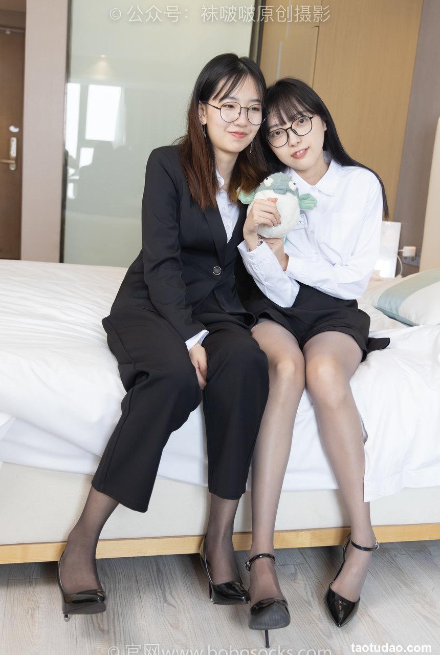 [BoBoSocks袜啵啵]NO.165 小甜豆稚予-高跟鞋、深灰丝、肉丝、吊带黑丝[208P+1V／7.56GB]