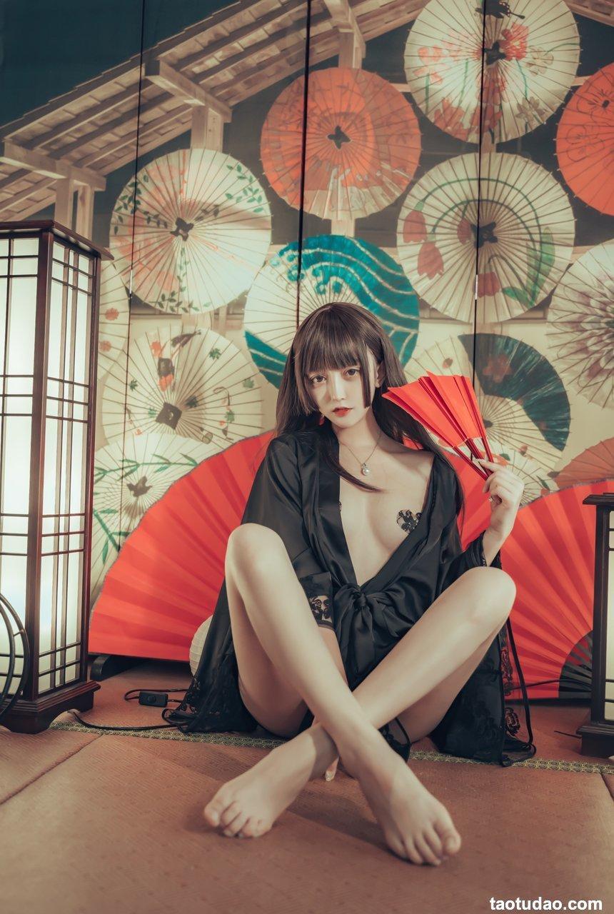 过期米线线喵 – 和风泳衣