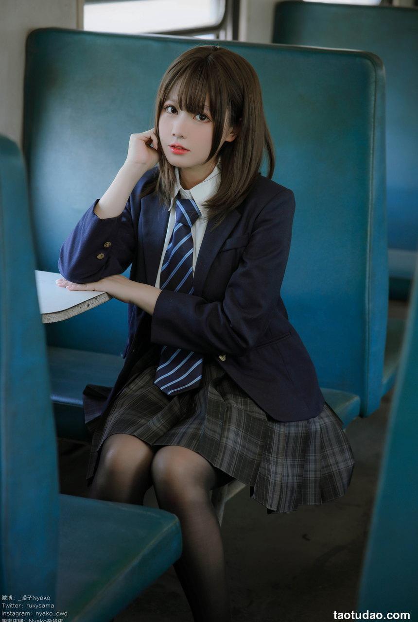 喵子Nyako 女子校生 火车 [80P+1V-883MB]