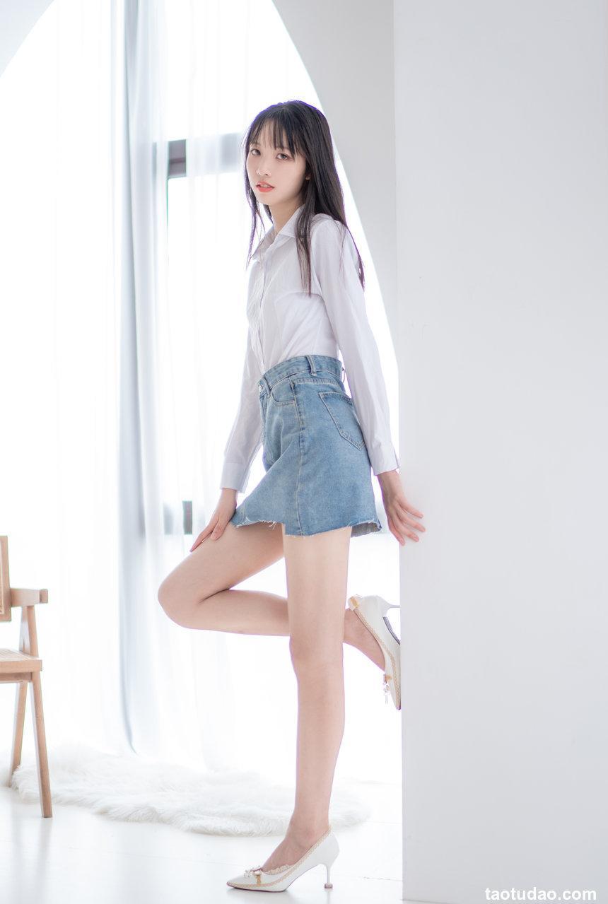 西瓜少女 NO.020    衬衫牛仔裙[61P-297M]