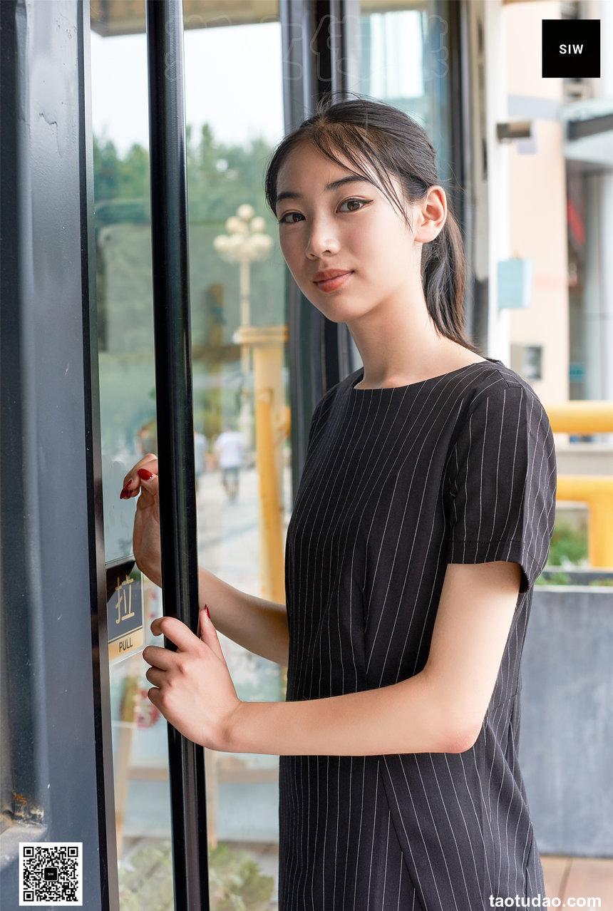 SIW斯文传媒 048 中式条纹小清新短袖连衣裙 - 丽莉 [64P-187M]