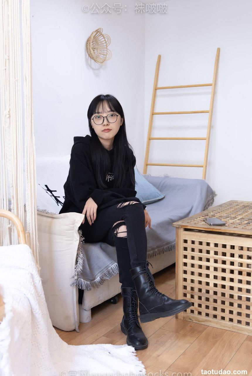 [BoBoSocks袜啵啵]NO.061 稚予-短靴、白棉袜、裸足[145P+1V／6.96GB]