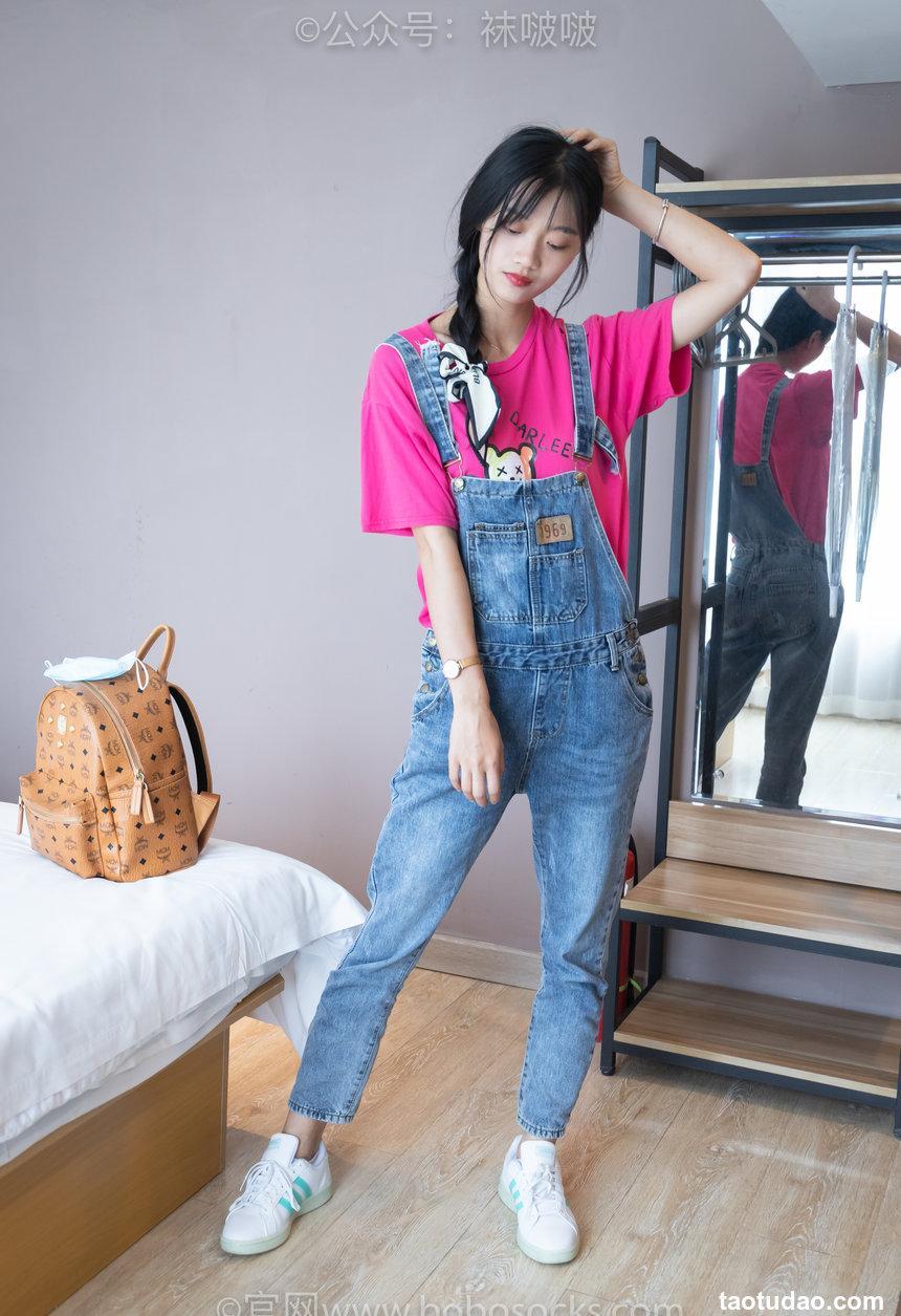 [BoBoSocks袜啵啵]NO.024 涵涵-板鞋、白棉袜、裸足[134P+1V／3.93GB]