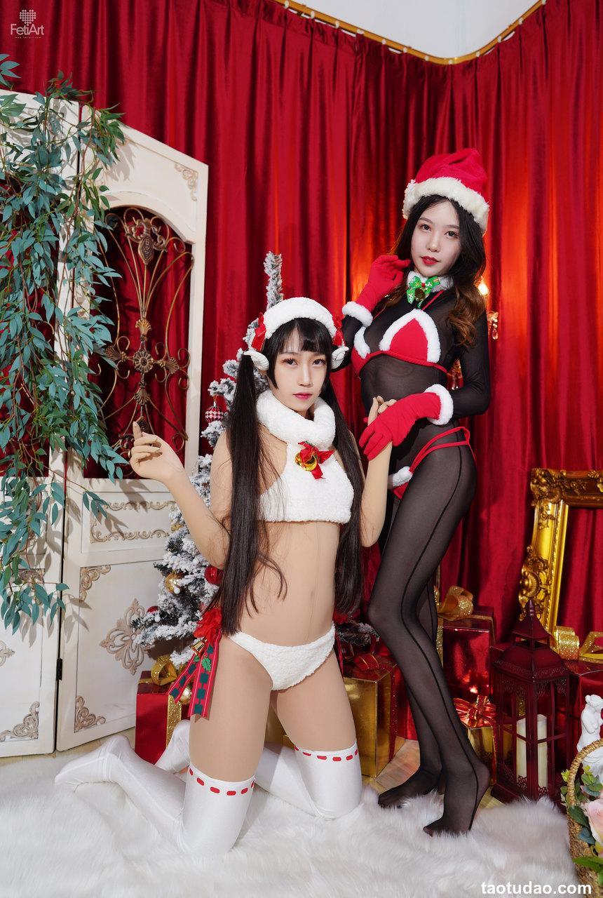 [FetiArt] NO.013 Merry Christmas 2019 Model：Moi&Daidai [37P127MB]