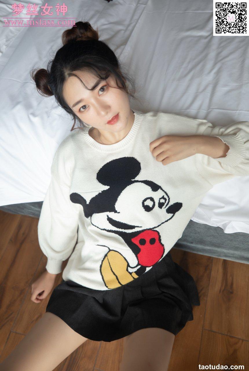 [MSLASS]梦丝女神 - 雨晨 白卫衣下的美 [64P-461MB]