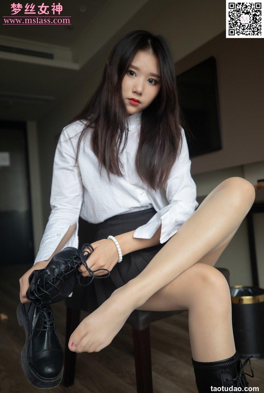 [MSLASS梦丝女神] 2019.11.22 NO.068 《然然 靴下女神》[60+1P648M]