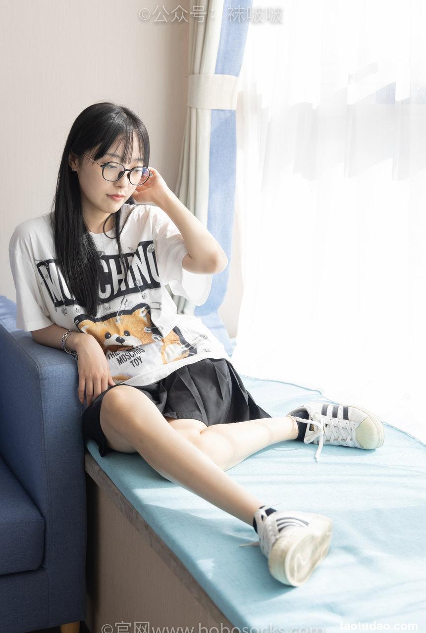 [BoBoSocks袜啵啵]NO.033 稚予-贝壳头、天鹅绒黑袜、天鹅绒白袜[154P+1V／6.06GB]