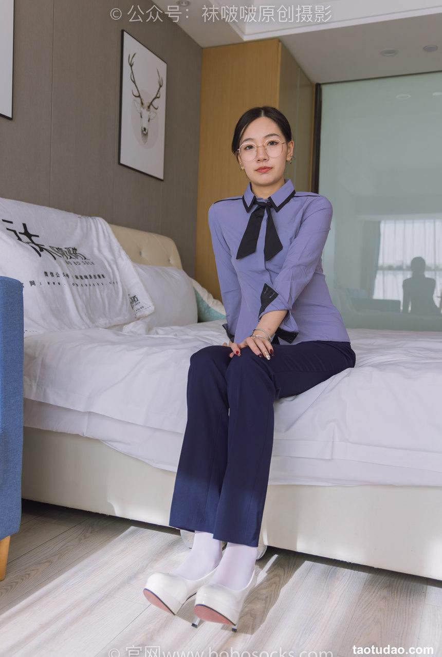 [BoBoSocks袜啵啵]NO.178 小甜豆-高跟鞋、厚白丝、ol风裤里丝[140P+1V／5.77GB]