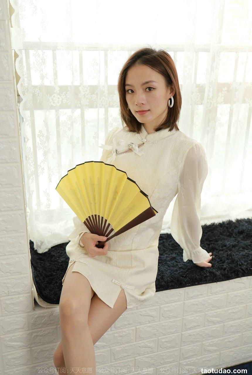 [IESS异思趣向] 2021.10.17 丝享家950：小六《透明旗袍袖》[86P／122MB]