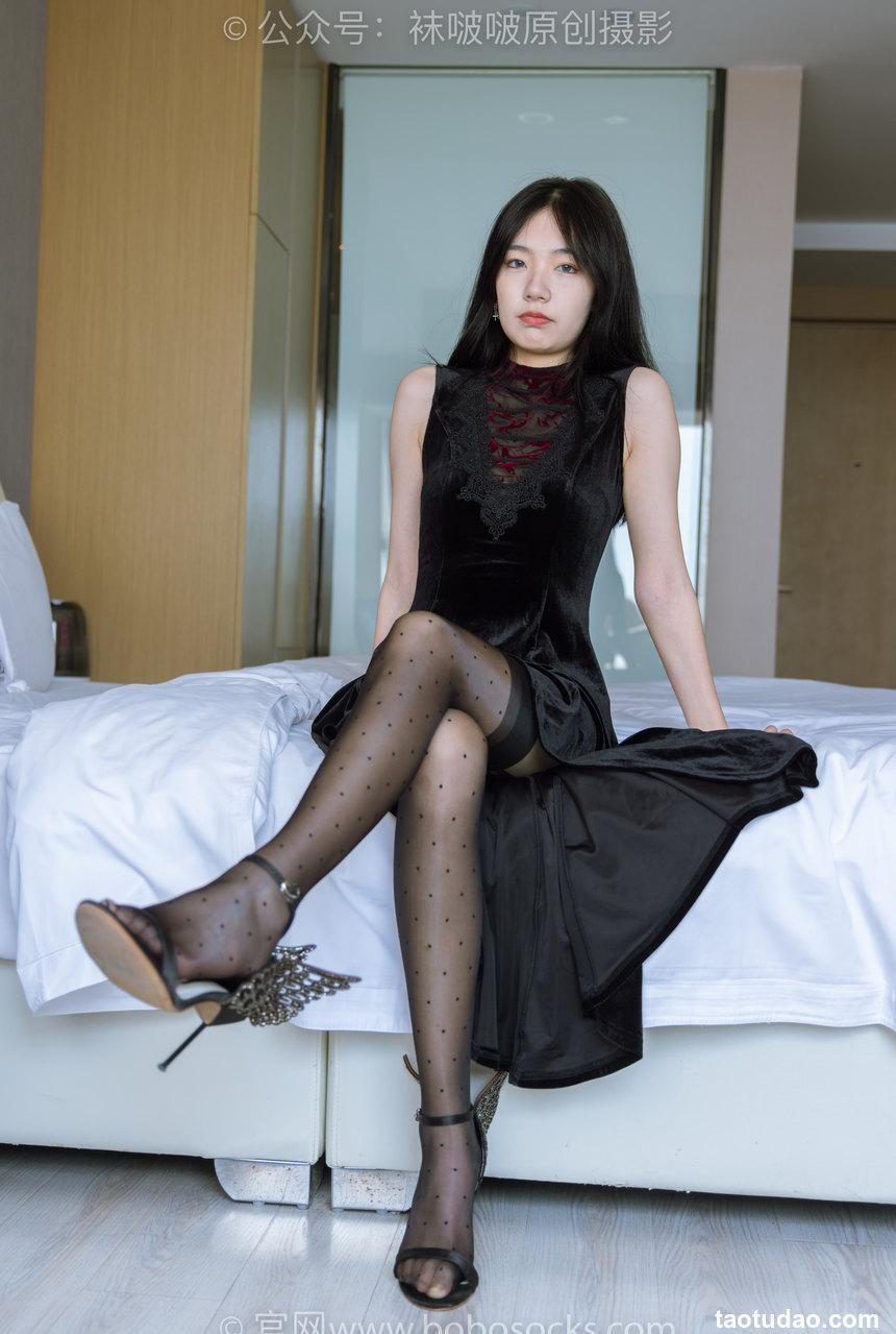 [BoBoSocks袜啵啵]NO.175 小甜豆-高跟鞋、黑丝 脚尖透明款[140P+1V／5.83GB]