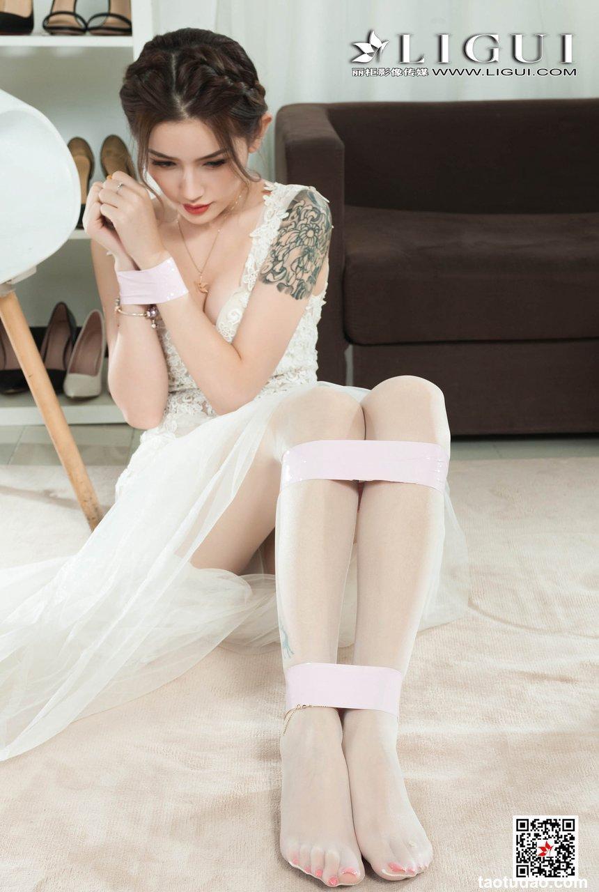 [Ligui丽柜] 2020.04.17《紧缚丽莲》-甜甜 [72P156MB]