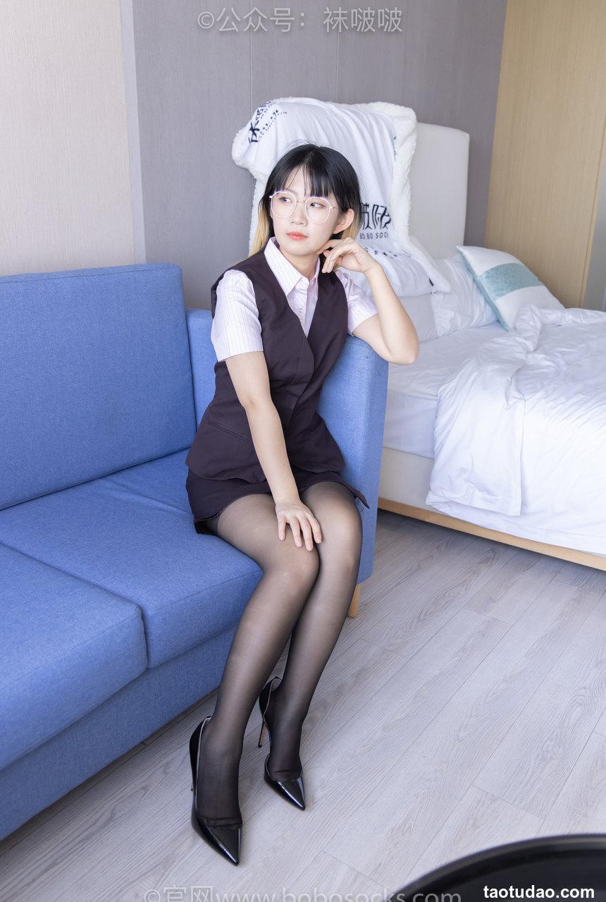 [BoBoSocks袜啵啵]NO.065 砂糖-招行制服、高跟鞋、黑丝[140P+1V／6.51GB]