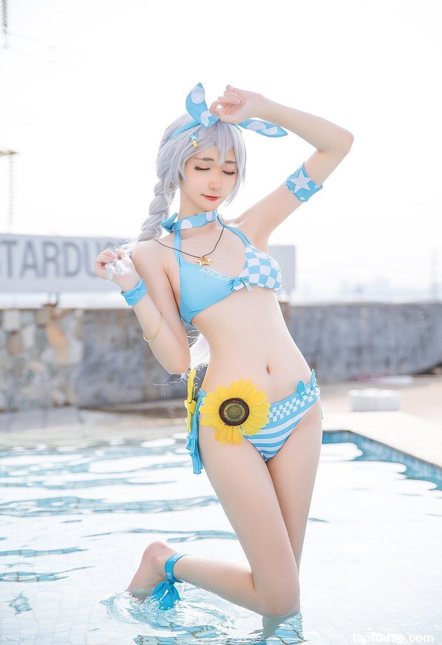 南桃Momoko NO.28 琪亚娜泳装 福利向 [15P-27MB]