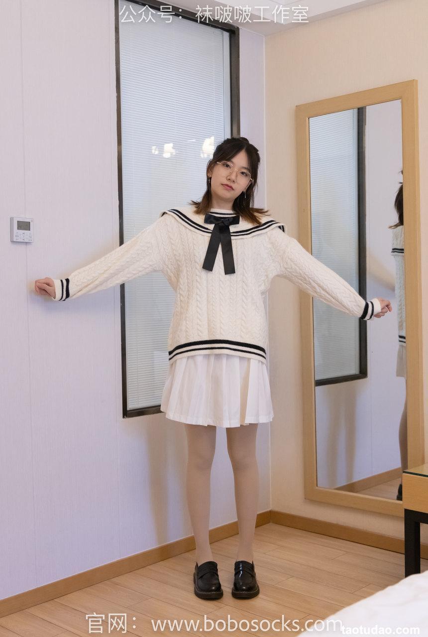 [BoBoSocks袜啵啵]NO.117 小甜豆-黑皮鞋、厚肉丝[135P+1V／6.25GB]