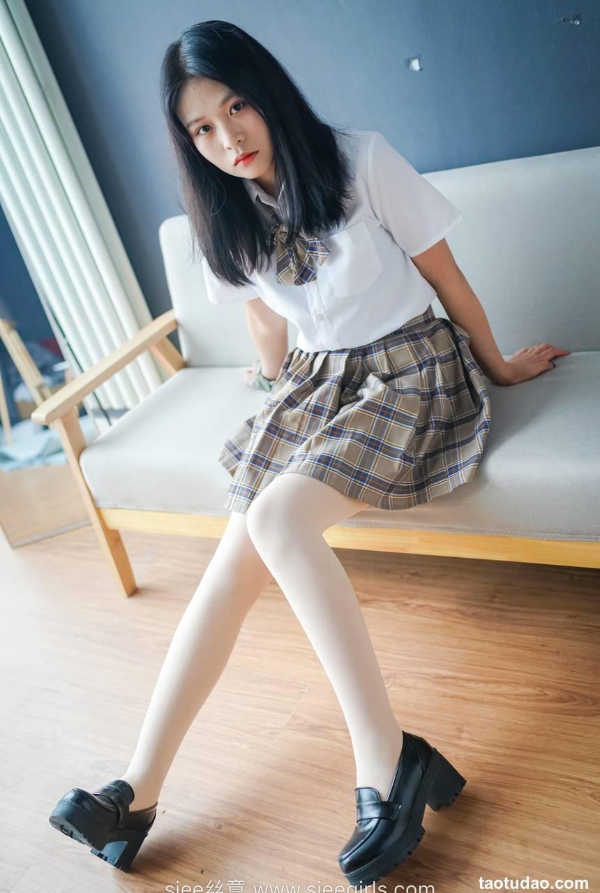 [SIEE丝意] No.472 文文 小皮鞋学生装，厚肉丝 [65P-117MB]