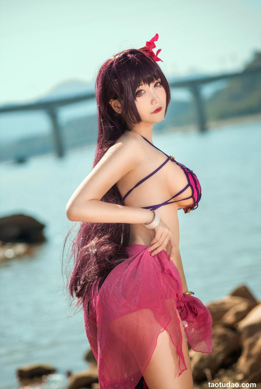 COS妹子仙九Airi NO.003 - 斯卡哈水着[15P／152MB]