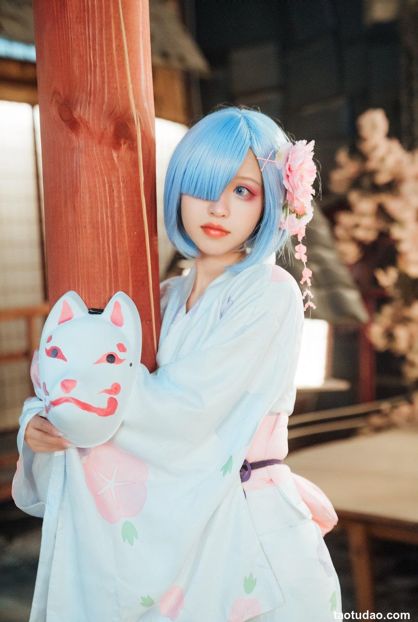 晕崽 - NO.11 和服蕾姆 [46P-629MB]