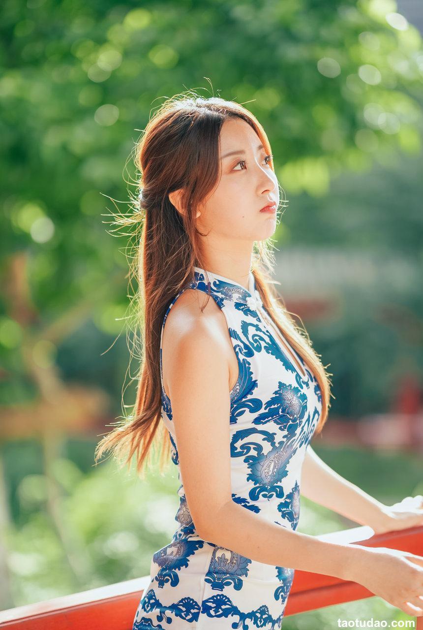 黑川 NO.056 青花旗袍[33P-318MB]