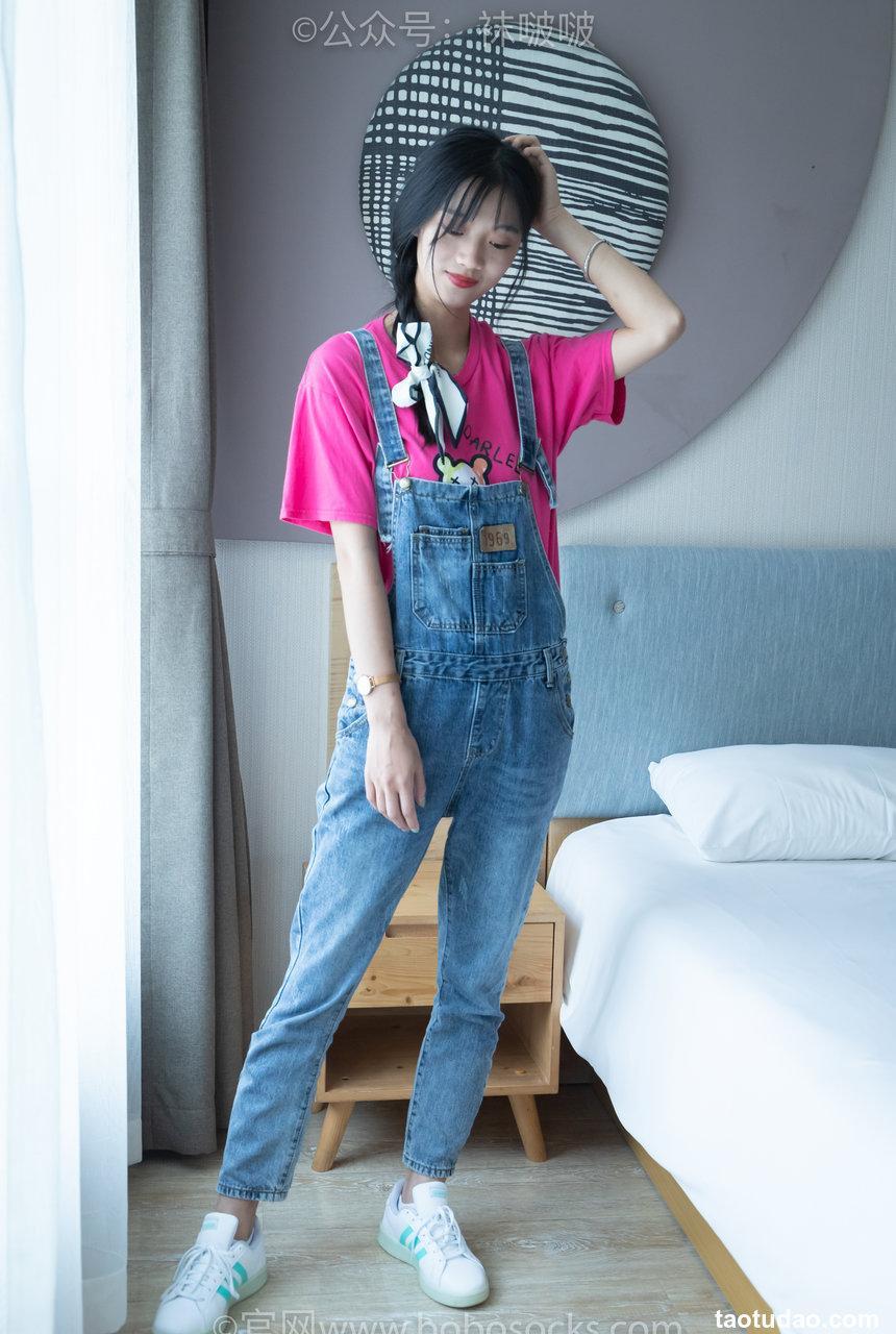 [BoBoSocks袜啵啵]NO.024 涵涵-板鞋、白棉袜、裸足[134P+1V／3.93GB]